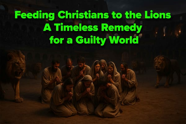 Feeding Christians to the Lions: A Timeless Remedy for a Guilty World